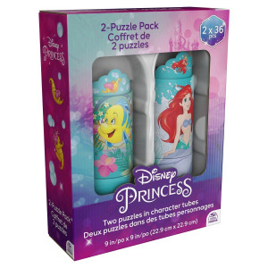 Disney Princess  Pusseltub Pussel 36 bitar 2-pack