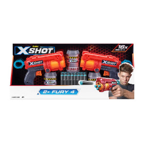 X-Shot Combo Blaster Pack 2x Fury 4