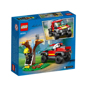 LEGO® City Räddning med fyrhjulsdriven brandbil 60393