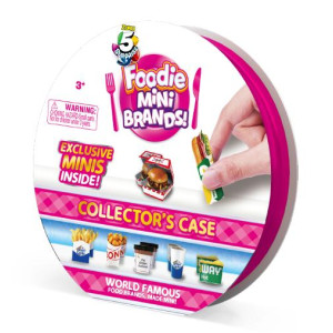 5 Surprise Mini Brands Foodie Collectors Case