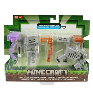Minecraft Core Figur 2-pack Skeleton and trap horse