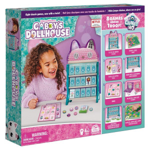Gabby's Dollhouse 8-i-1 Sällskapsspel