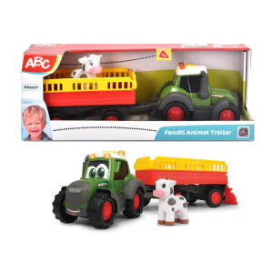 ABC Traktor med släp och ko