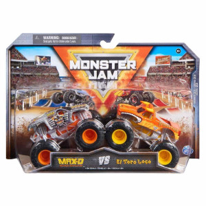 Monster Jam 1:64 2-pack Max-D vs El Toro Loco