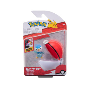 Pokemon Clip n Go Piplup + Poke Ball