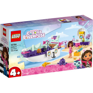 LEGO® Gabbys Dollhouse Gabbys och Sjökattens skepp och spa 10786