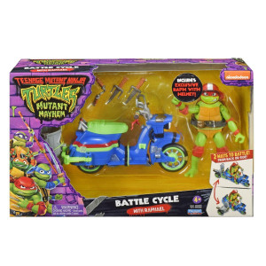 Turtles Mutant Mayhem Battle Cycle med Raphael