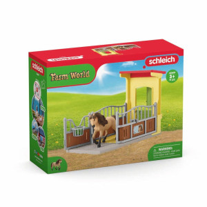 schleich® FARM WORLD Ponnybox med islandshingst 42609