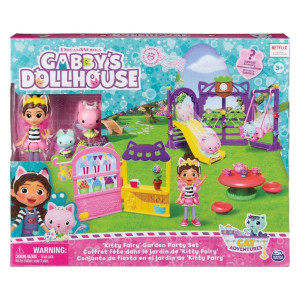 Gabby's Dollhouse Kitty Fairy Garden Lekset