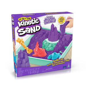 Kinetic Sand Sandbox Set Lila