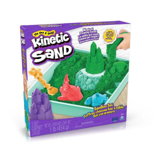 Kinetic Sand Sandbox Set Grön