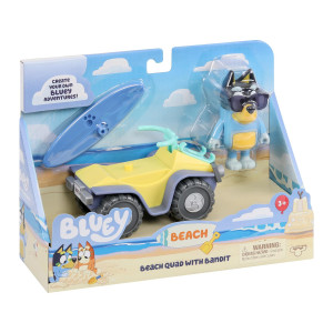 Bluey Figur och fordon Beach Quad