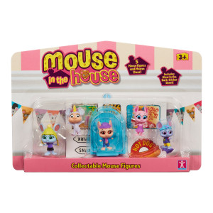 Mouse in the house 5-pack Musfigurer