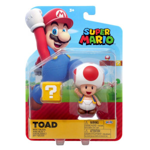 Super Mario Figur 10cm Toad with ? block