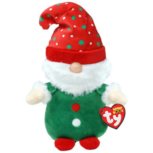 TY Beanie Boos Christmas Gnolan Grön Tomte Reg