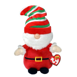 TY Beanie Boos Christmas Gnewman Röd Tomte Reg