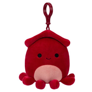 Squishmallows 9cm Clip On Altman the Red Squid