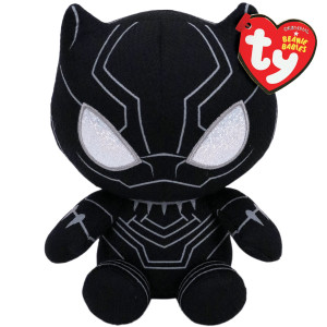TY Marvel Beanie Babies Black Panther