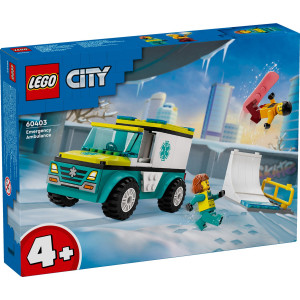 LEGO® City Ambulans och snowboardåkare 60403