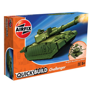 Airfix Quickbuild Challenger Tank Green Modellbyggsats