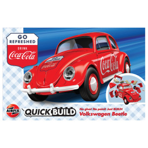 Airfix Quickbuild Coca-Cola Volkswagen Beetle Modellbyggsats