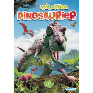 Målarbok Dinosaurier