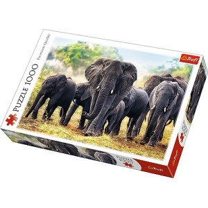 African elephants Pussel 1000 bitar 10442