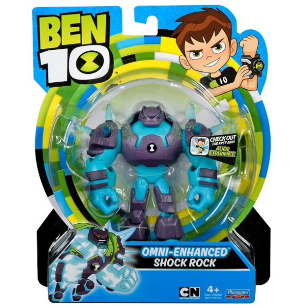 Omni-Enhanced Shock Rock Ben 10 Action Figure 