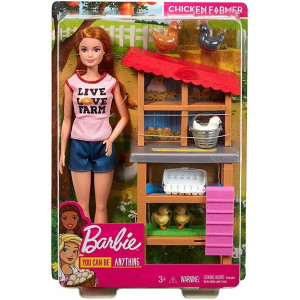 Barbie Career Lekset Hönsfarm FXP15