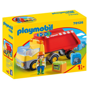 Playmobil® 1.2.3 Lastbil med tippflak 70126