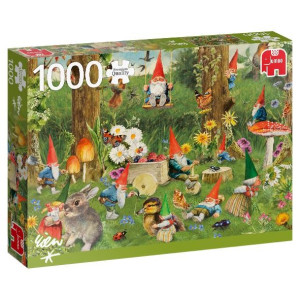 Jumbo PC Rien Gnomes at the Forest edge Pussel 1000 bitar 18841