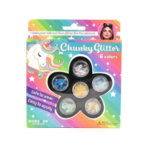 Chunky Glitter Make up 6 färger