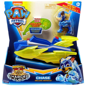 Paw Patrol Charged Up Chase Deluxe Fordon