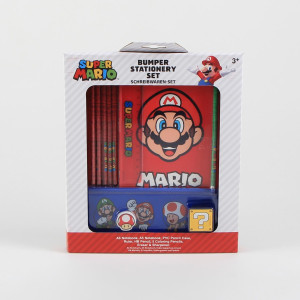 Super Mario Set med skrivartiklar