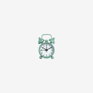 Tick Tock Mini Väckarklocka Grön