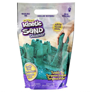 Kinetic Sand Glitter Sand Turkos