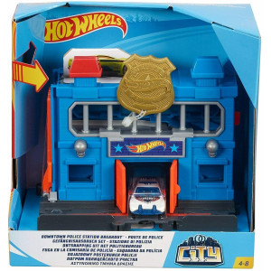 Hot Wheels City Downtown Police station breakout