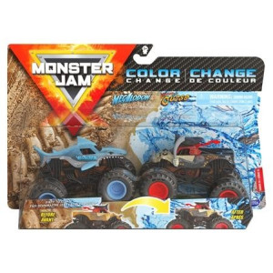 Monster Jam 2-pack Color Change Megalodon & Pirates Curse