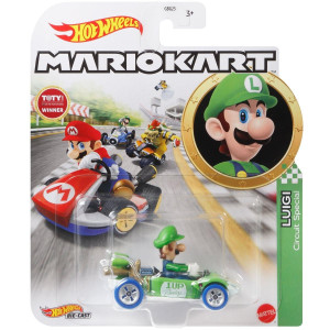 Hot Wheels Mario Kart LUIGI Circuit Special