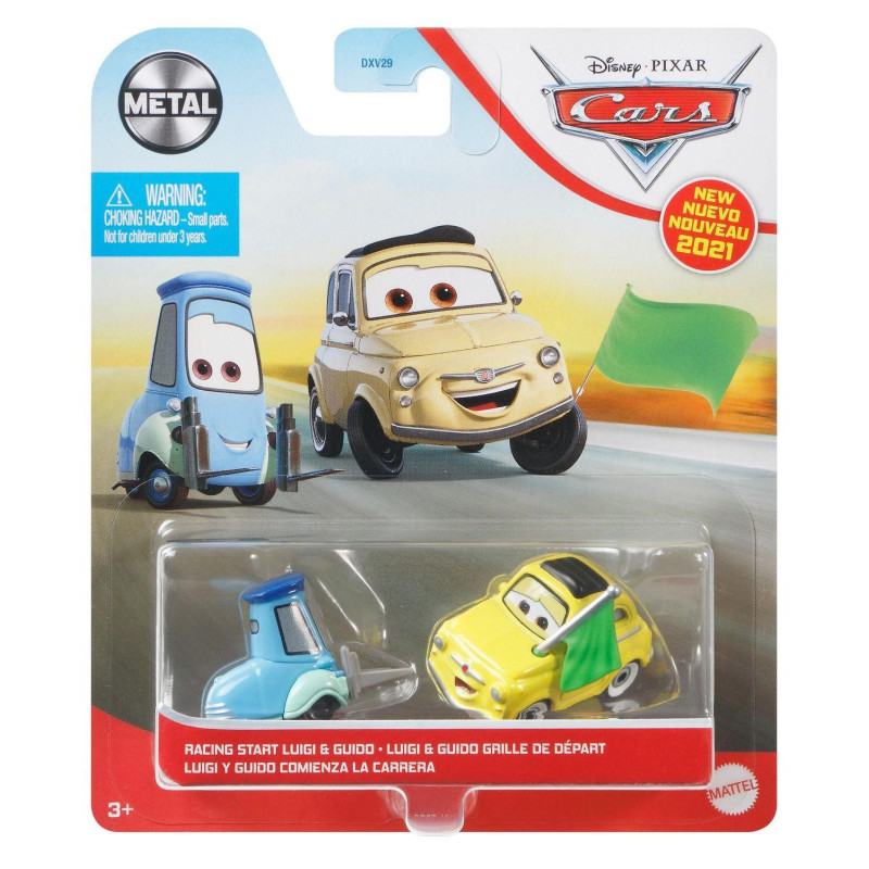CARS 2 LUIGI & GUIDO RACE TEAM Mattel Disney Pixar 
