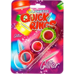 Magnetic Rings Glitter 3-pack