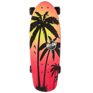 REDO Skateboard Shorty Cruiser Pink Palm