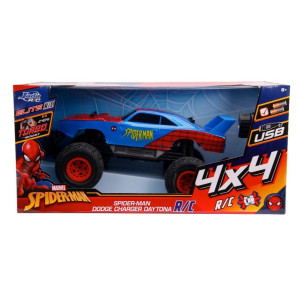 Marvel Spiderman Radiostyrd Dodge-Charger Daytona 1:12