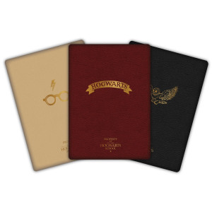 Harry Potter Anteckningsböcker A6 3-pack