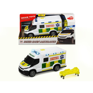 Ambulans Iveco Daily med ljud och ljus