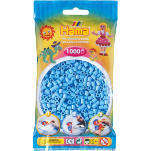 Hama Midi Pastel Blå 1000st 207-46