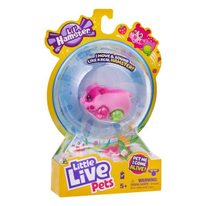 Little Live Pets Hamster Strawbles Rosa