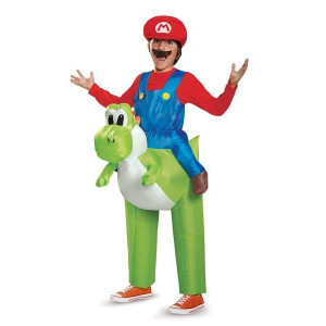 Super Mario Ridande Yoshi Inflatable Utklädning