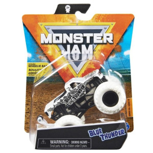 Monster Jam 1:64 Wheelie Bar Blue Thunder