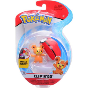 Pokémon Clip n Go Teddiursa & Poké Ball